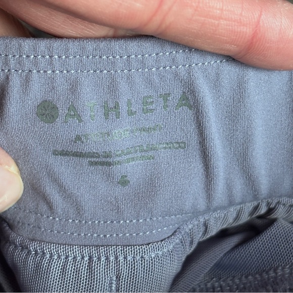 Athleta Attitude Pants Purple Lilac Drawstring 384001 Sz 6 - Picture 6 of 13